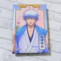 銀魂　お花見　アート缶バッジ　坂田銀時