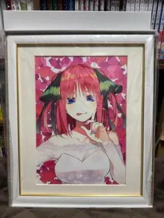 anique 五等分の花嫁　記念額装絵　複製原画 五等分の花嫁 ANIQUE 記念額装絵 中野四葉 複製原画 思い出
