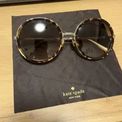 Kate Spade ラウンドサングラス べっ甲柄のサムネイル