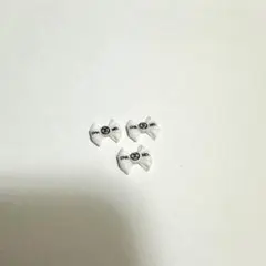 シャネルリボン ネイルパーツ 3個