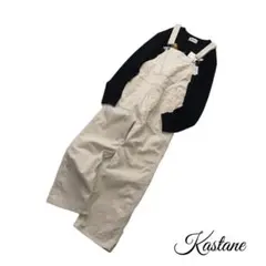 新品　カスタネ　コーデュロイ　サロペット　オールインワン　カジュアル　パンツ　F