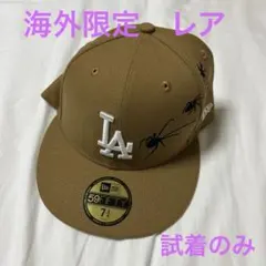 未使用　NEWERA ロサンゼルス　キャップ　蜘蛛　ブラウン