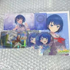 プロセカ 桐谷遥 グリッター缶バッジ チケット風カード プロフカード ウエハース