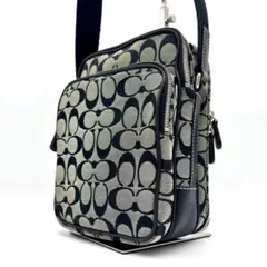 COACH コーチ ショルダーバッグ オーガナイザー シグネチャー ブラック