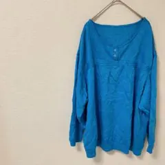 一点もの✨　青　水色　トレーナー　スウェット　長袖　レディース　メンズ　秋冬