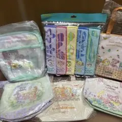 ディズニー ダッフィー カラフルハピネス ポーチ ミニタオル Tシャツ