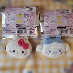 サンリオ　ちいかわ　ヘアクリップ　キティ　シナモロール　ちいかわ　ハチワレ