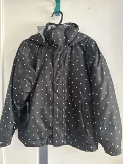 スキーウェア上下VAXPOT ドット柄ジャケットとスキーパンツピンク 130