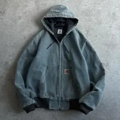 90's■USA製■carhartt 【L】アクティブジャケット フェード 襤褸
