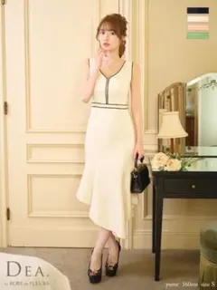 DEA. アイボリースリーブレスドレス M