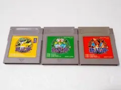 ポケットモンスター 赤 緑 青 3本セット ゲームボーイ GB ソフト