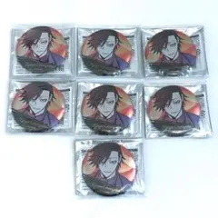 桃源暗鬼　AGF　メタリック缶バッジ　原作絵　花魁坂 京夜　7点