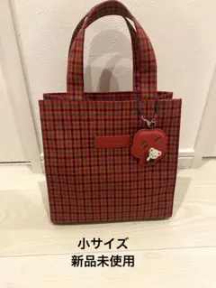 ファミリア みらい百貨店 トートバッグ ビニール 青チェック - メルカリ