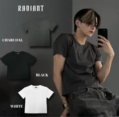 RADIANT チャコール Tシャツ