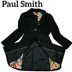 【極美品】Paul Smith BLACK LABEL ロングコート アンゴラ混