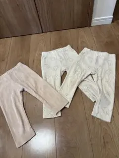 Petit main リブレギンス　サイズ90 3枚セット