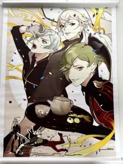 【若干汚れ有】刀剣乱舞STORE B2タペストリー 鶯丸、髭切、膝丸