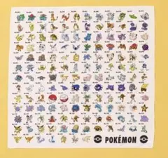 3CCOINS ポケモン　BIGハンカチ　30周年　151 スリーコインズ