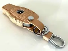 ベンツ スマートキーケース フルカバータイプ ピタッと装着 ベージュ色