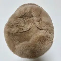 【即日発送】ファーキャスケット　ＧＵ　ベージュ