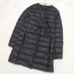 トップバリュー ダウンコート ダウンジャケット ミディ丈 グレー