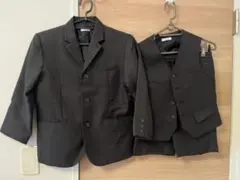 130A ブラック スーツ・ベストセット　男の子