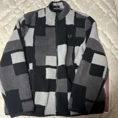 FRED PERRY フリースジャケット 幾何学模様