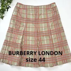 お値下げ☆ BURBERRY LONDON バーバリー プリーツスカート 44