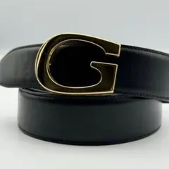 ✨良品✨GUCCI ベルト Gバックル ゴールド金具 純正ベルト レザー