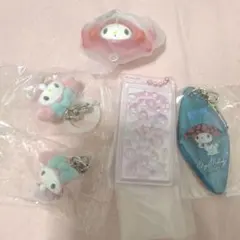 산리오 マイメロ ふわふわめじるしアクセサリー キャンディ ボンドロ 가챠