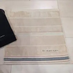新品　BURBERRY ベージュ ストライプ ウォッシュタオル