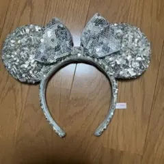 東京ディズニーリゾート ミニーマウスカチューシャ　シルバー