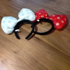 ミニーマウス風カチューシャ2個
