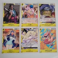 ⑫ワンピースカード　いろいろ　６枚セット