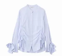 COCO DEAL Ribbon Sleeve Drawstring Shirtのサムネイル