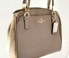 COACH コーチ レザー スエード 2way ハンドバッグ