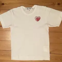 梅田阪急にて購入　コムデギャルソン　レディース Tシャツ　白　美品　半袖 梅田阪急にて購入 コムデギャルソン レディース Tシャツ 白 美品