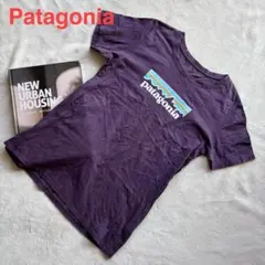 patagonia 美品 Tシャツ ロゴ パタゴニア クルーネック 人気 ☆