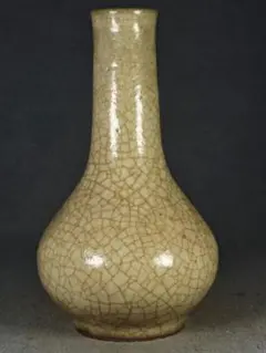 中国古窯 哥窯ひび焼 丸壺 タエサカ h8㎝ 東S8-0617☆2F - メルカリ