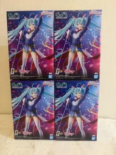 初音ミク ガンダム 45周年 プライズフィギュア 4個セット