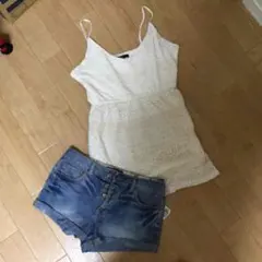 キャミソールとショーパンのセット