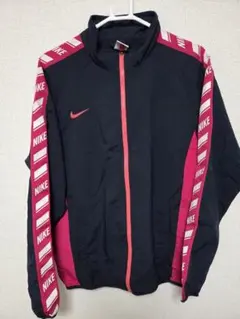 ナイキ　NIKE　ドライフィット　ナイロンジャージ　ネイビー　M