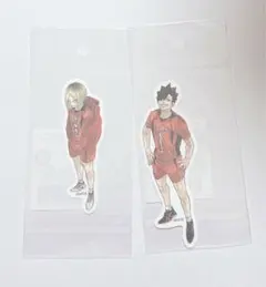 ハイキュー　展　原画展　ダイカットステッカー　黒尾鉄朗　孤爪研磨　音駒