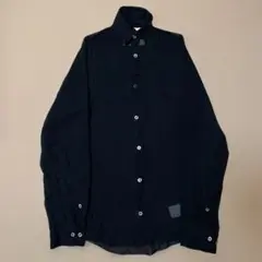 sacai silk design sheer shirt