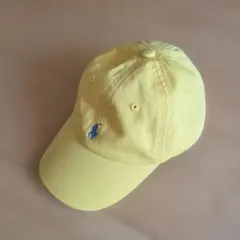 ポロラルフローレン　ベビー　キャップ　イエロー　帽子