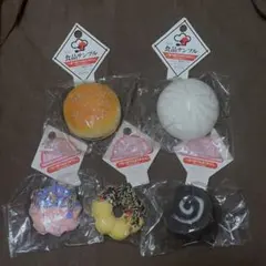 DAISO 食品サンプル スクイーズ キーホルダー 5点セット 値下げ⭕️