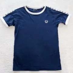 【極美品】FRED PERRY フレッドペリー キッズ Tシャツ 120 紺のサムネイル