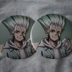 Dr.stone ドクターストーン サイバーパンク 千空 缶バッジ - メルカリ