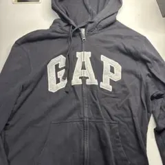 GAP ダークグレー フルジップパーカー Lサイズ