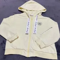 【美品】JENNI LOVE パーカー イエロー ジップアッ 130 パステル